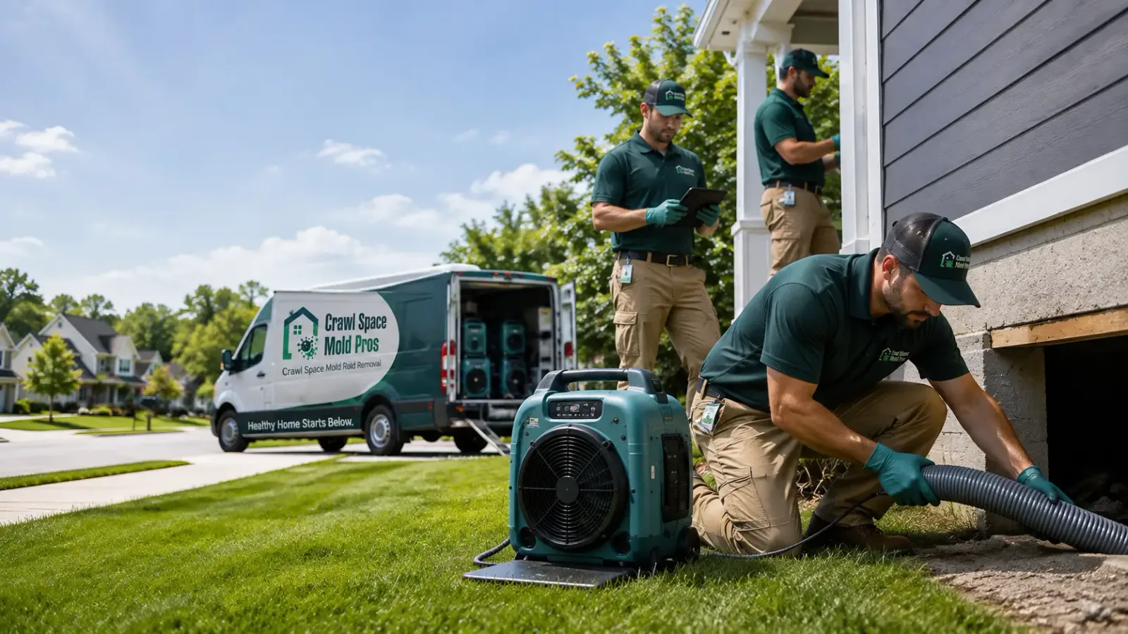 Crawl Space Mold Removal in Bexley, OH